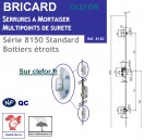 Serrure Bricard 8150 3 points standard