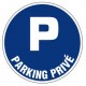 PANNEAUX parking privé